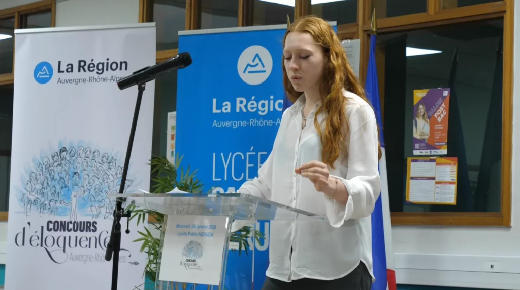 Pauline Gaulen étudiante Pablo Neruda éloquence