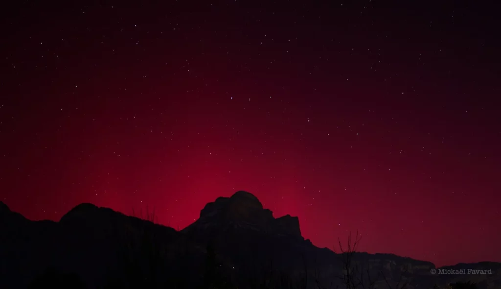 Aurore boréale en chartreuse 19/01/26