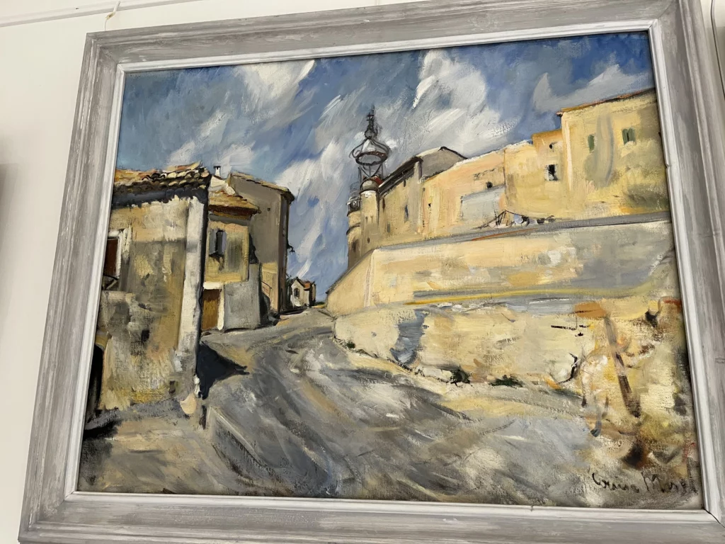 Un tableau peint par Louise Morel lors de ses voyages en Afrique du Nord