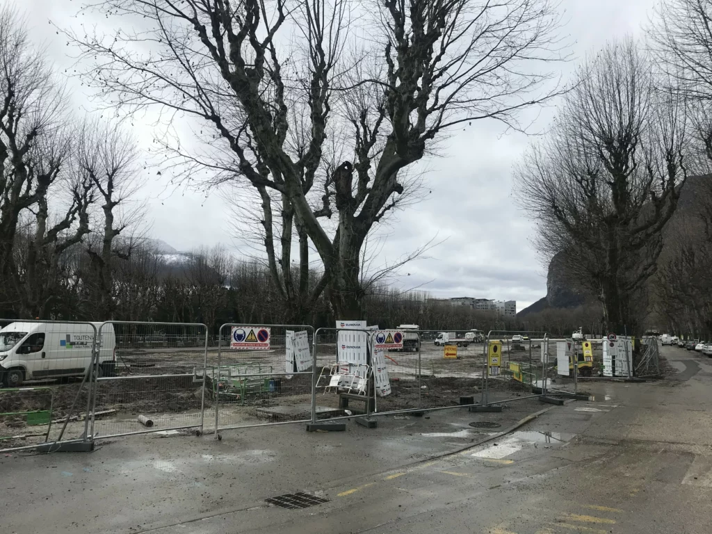 chantier esplanade Nord
