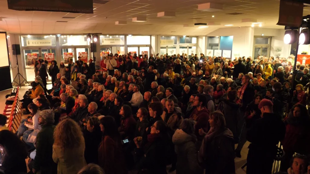 Public meeting Laurence Ruffin palais des Sports