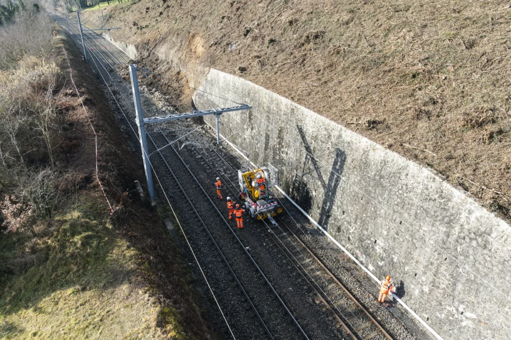 travaux SNCF Réseaux ligne Moirans-Valence