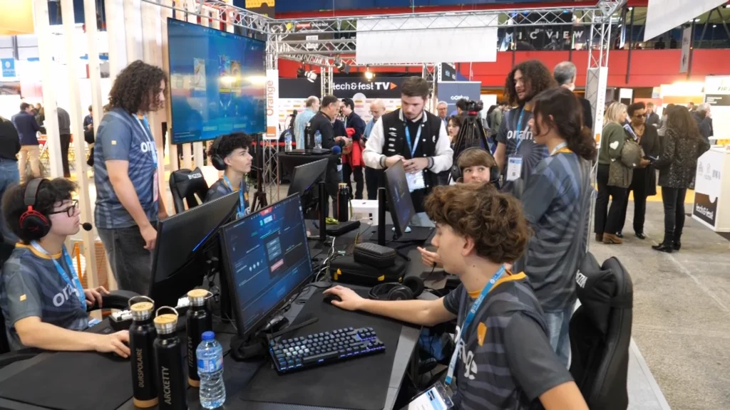 équipe esport du lycée Louise Michel au tech&fest
