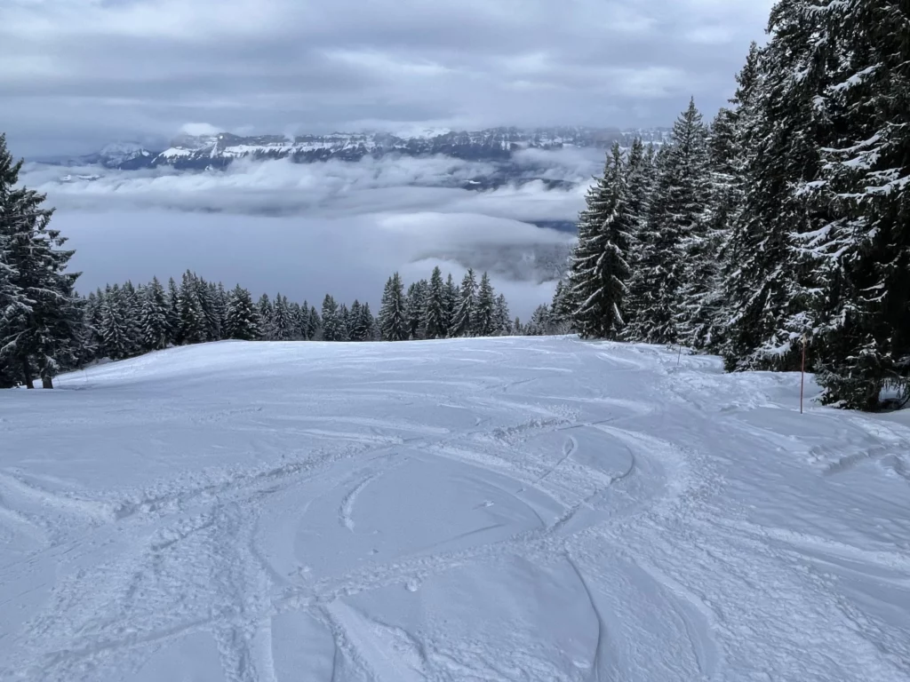 Piste rouge du Grand Plan