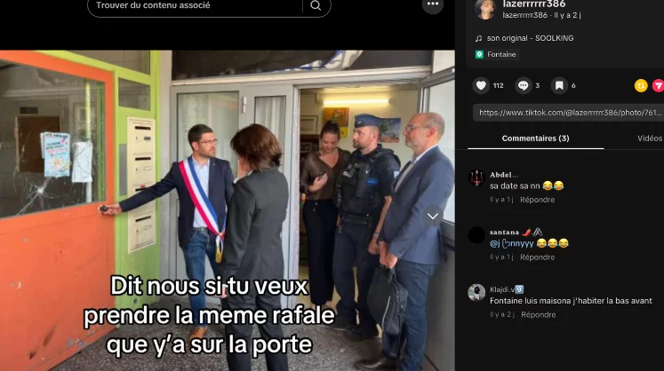 Menaces sur Franck Longo à Fontaine 