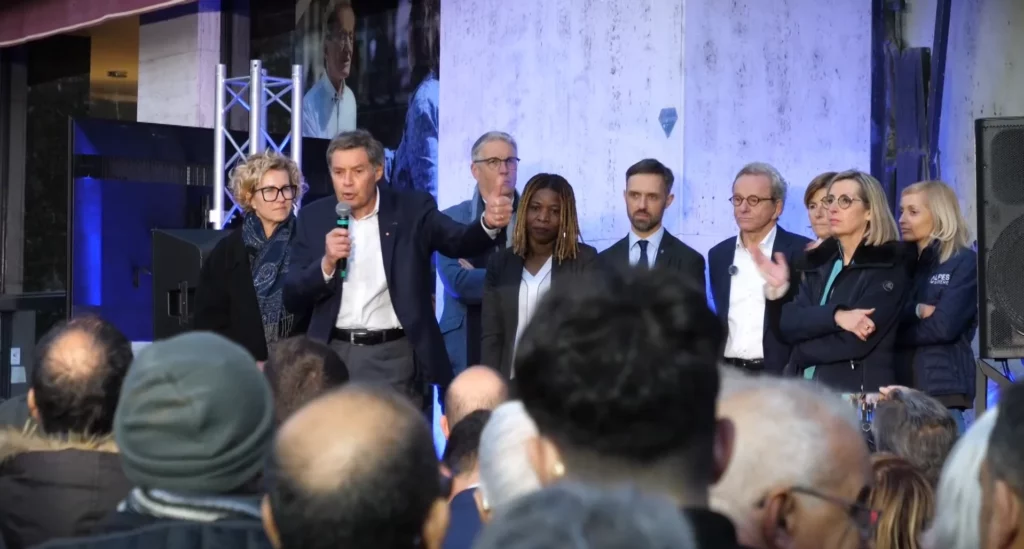 Meeting Alain Carignon Municipales Grenoble La Factory Henri Baile