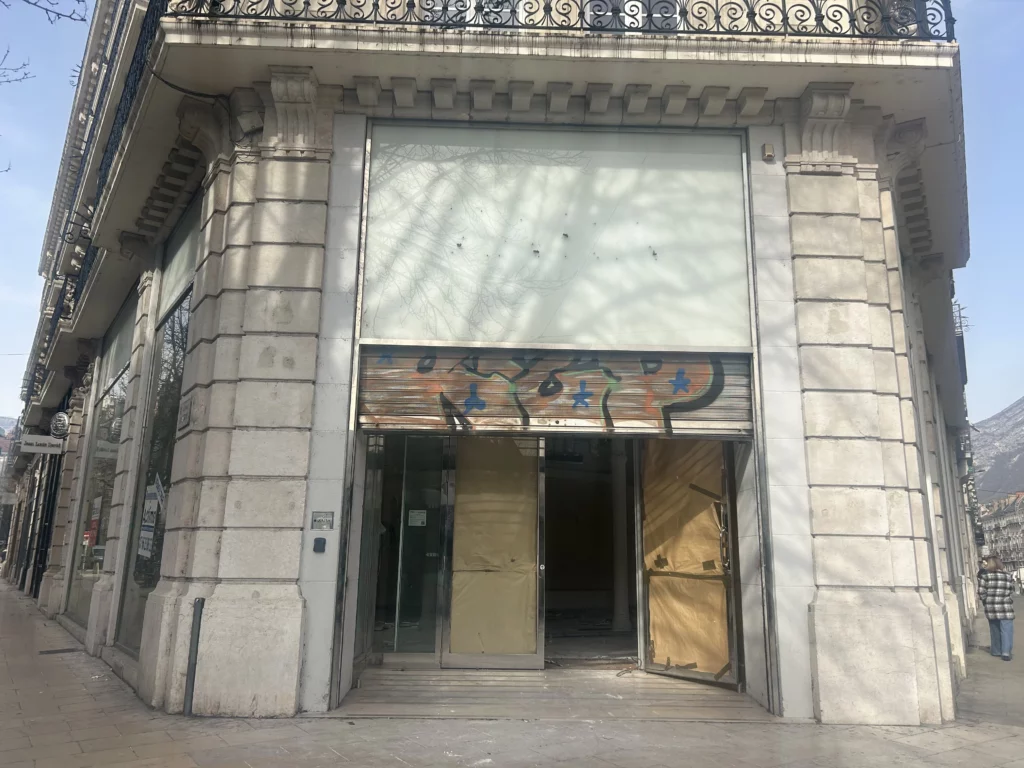 ancien magasin Zara à Grenoble
