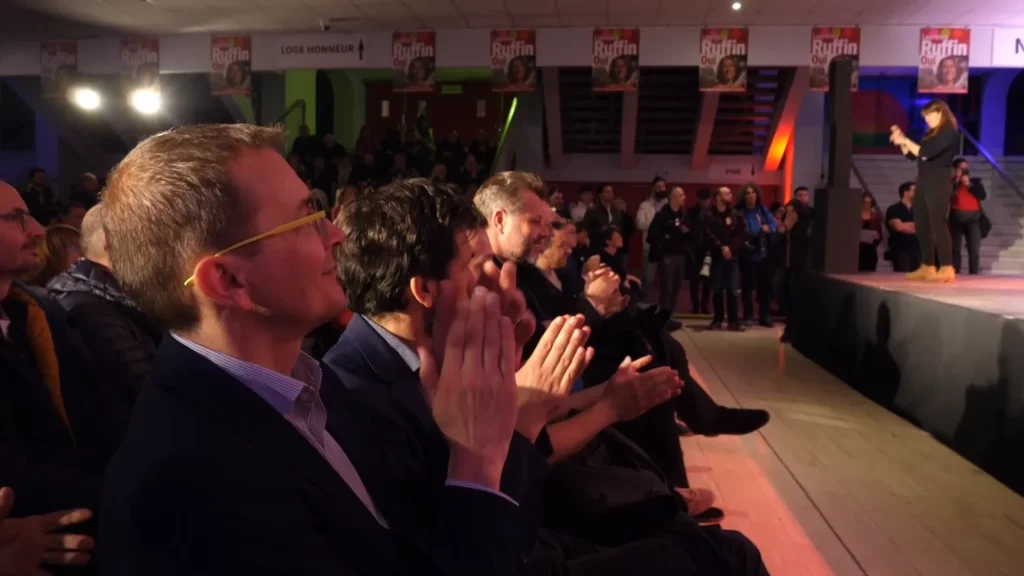 Meeting Ruffin palais des Sports maire Amadieu