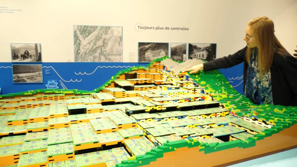 Brick Hydro exposition Bergès maquette participative