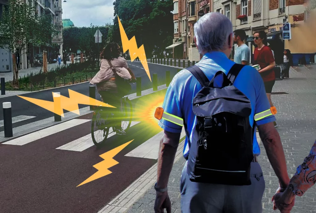 Pont de Claix poisson d'avril clignotant