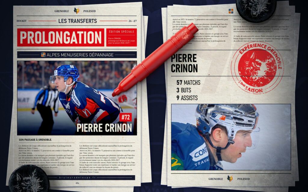 Pierre Crinon prolongation contrat