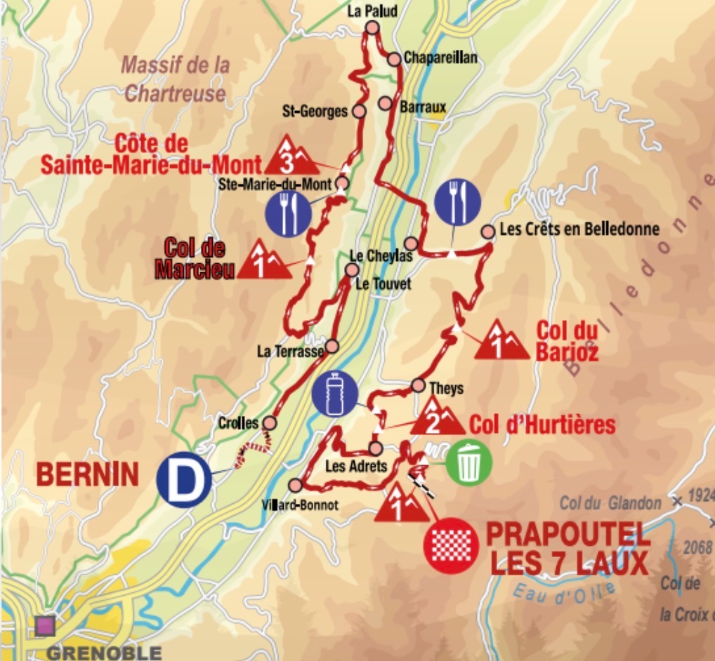 parcours gresivaudan classic cyclisme