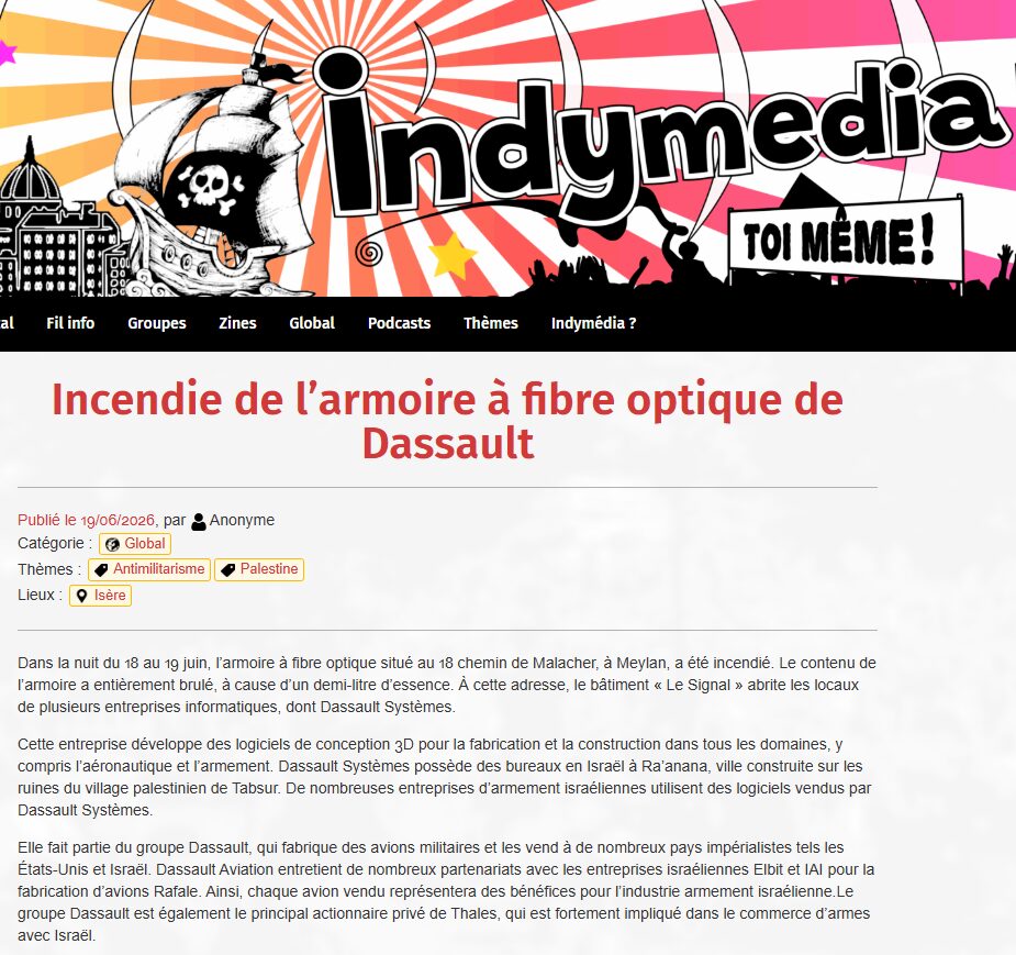 Indymedia Dassault
