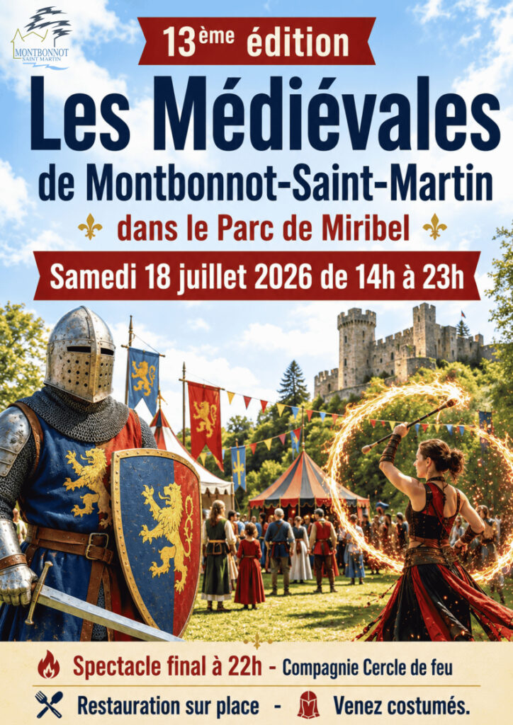 affiche médiévales montbonnot