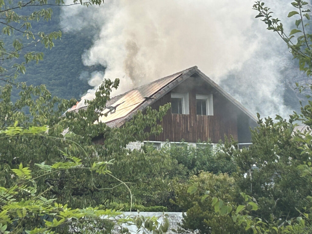 Incendie Bernin
