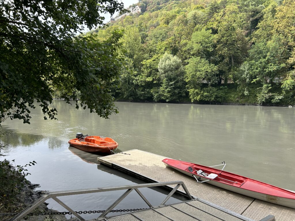 ponton aviron