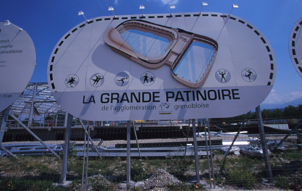Travaux patinoire polesud 2001 / © Ville de Grenoble