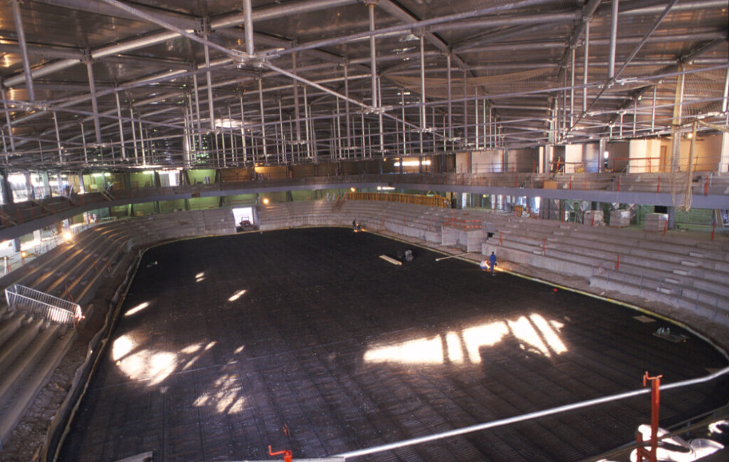Travaux patinoire polesud 2001 / © Ville de Grenoble