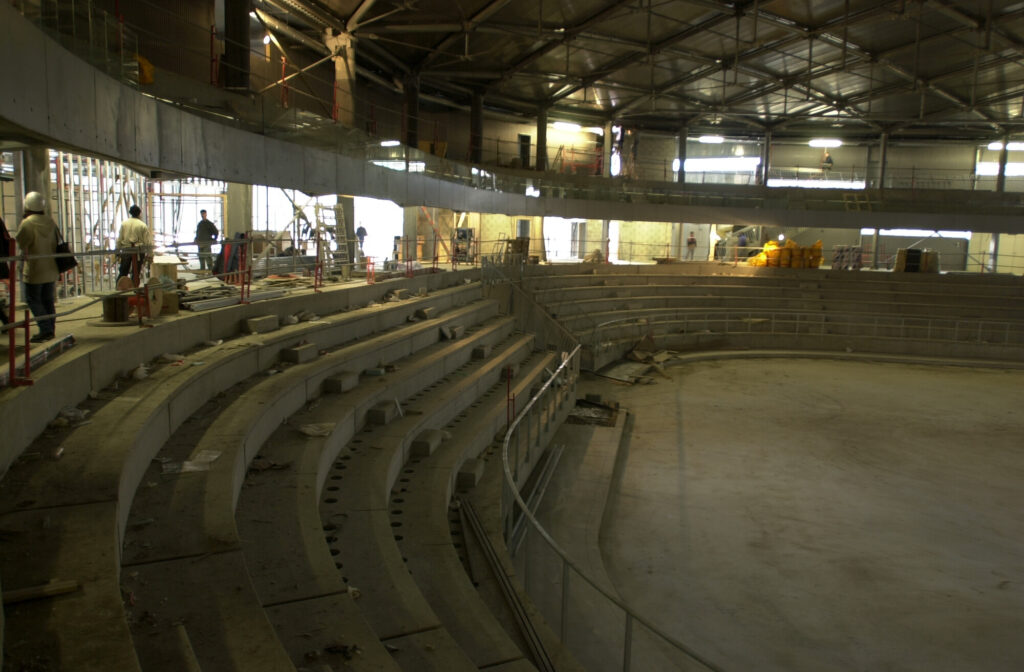 Travaux patinoire polesud 2001 / © Ville de Grenoble