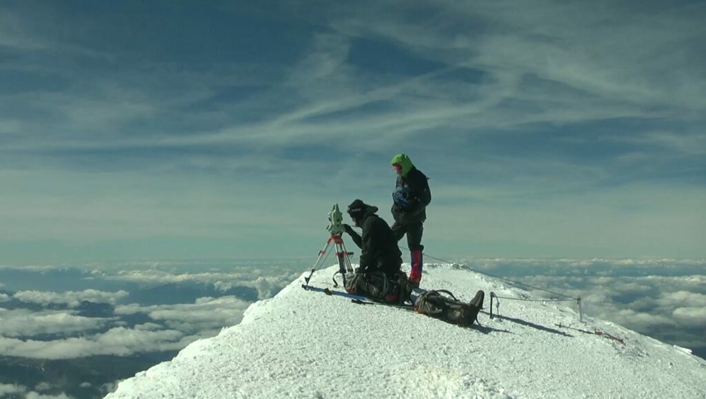 mesure Mont Blanc géomètres
