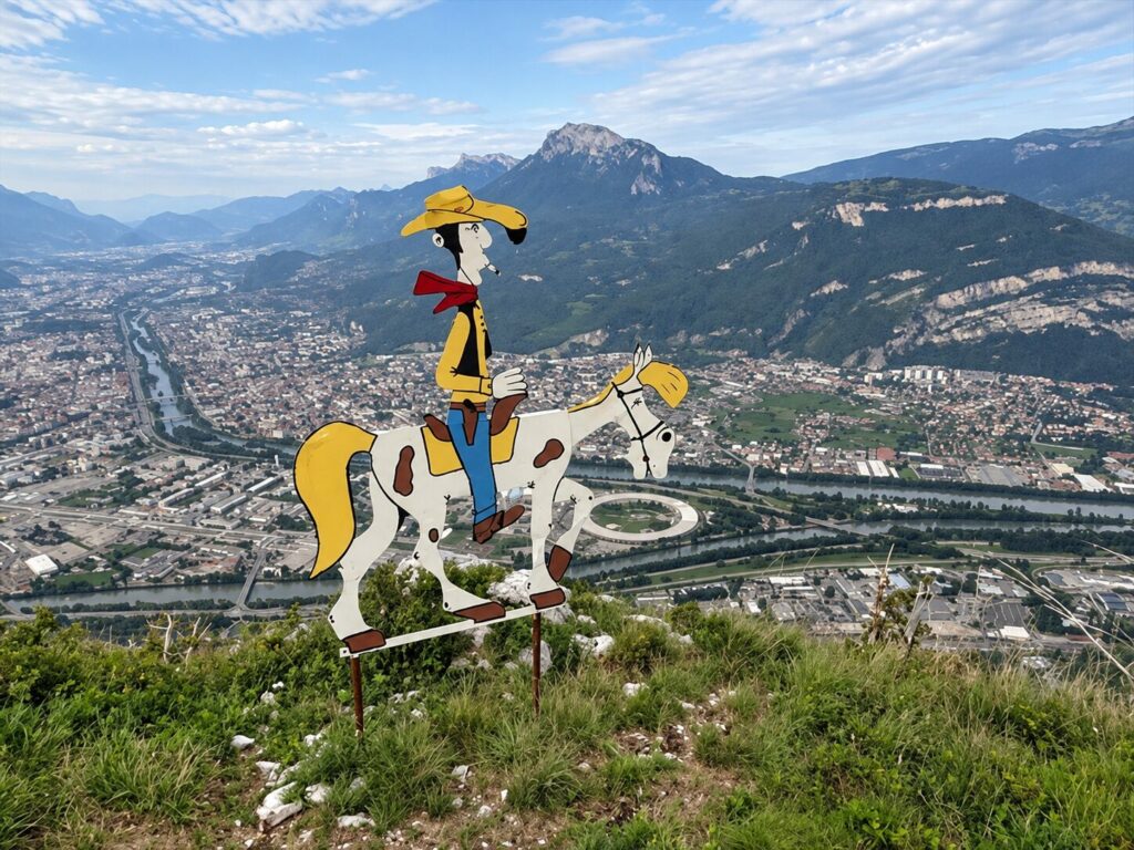 Lucky Luke sur le Néron