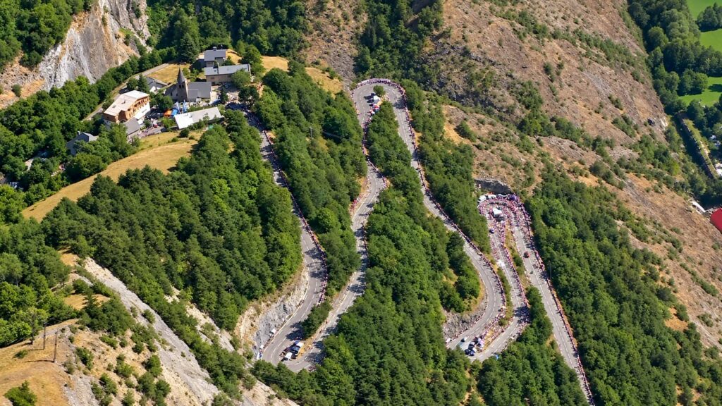 Montée alpe d'huez tour de France