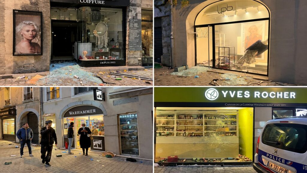 vitrines brisées